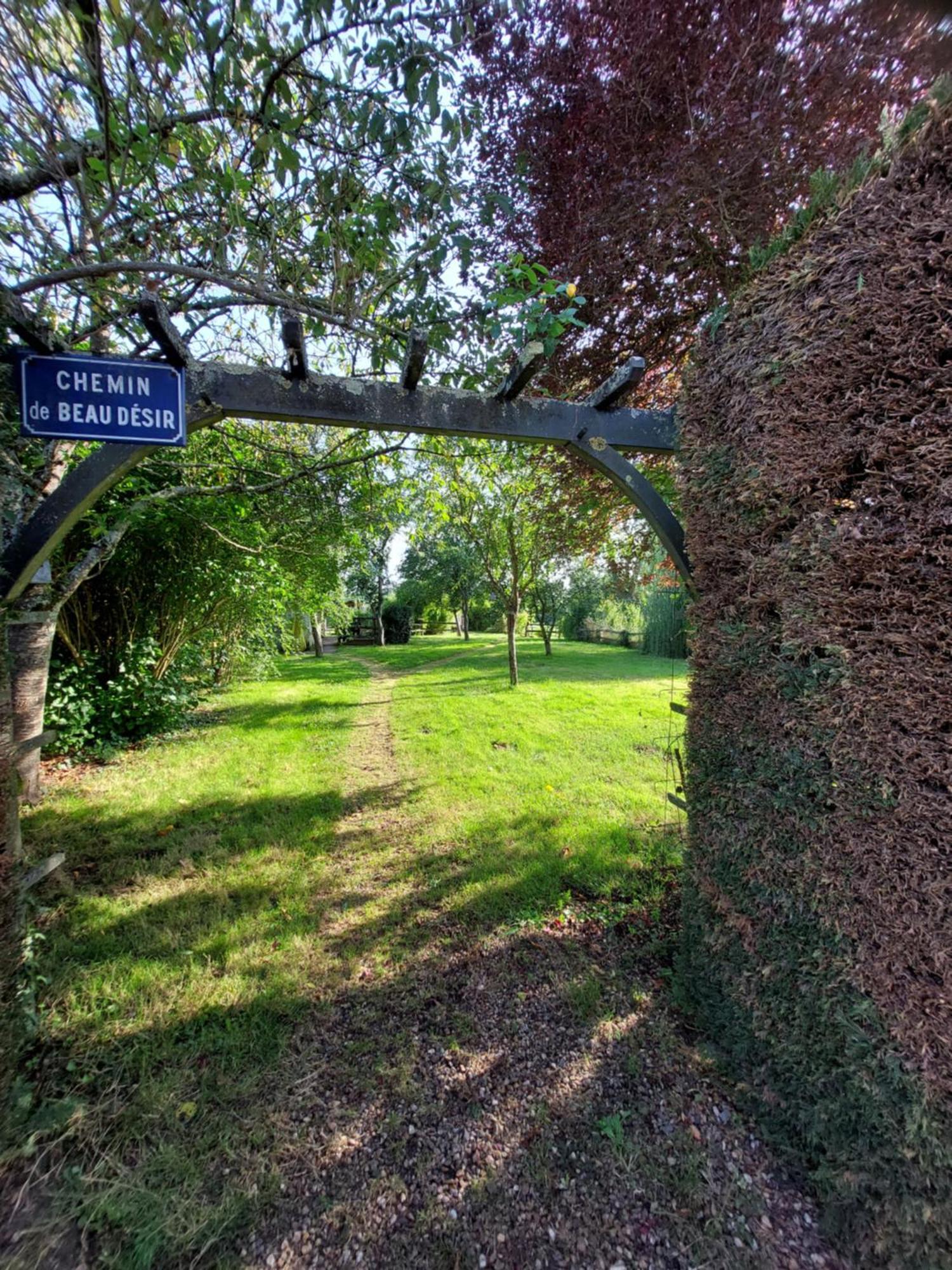 Villa Les Roulottes de la Brauderie à Brissarthe Extérieur photo