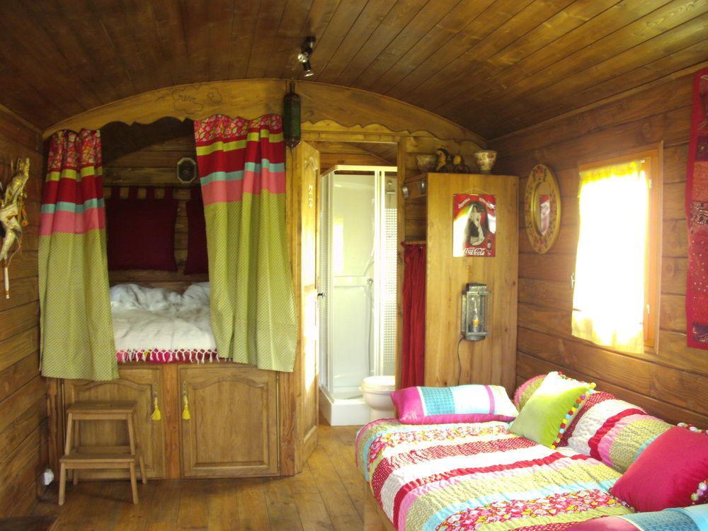 Villa Les Roulottes de la Brauderie à Brissarthe Extérieur photo